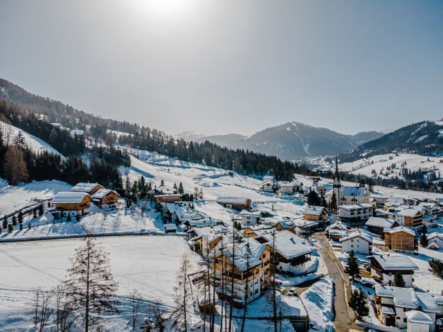 Il nostro agriturismo si trova a Badia, Alto Adige Immagine: La posizione del nostro maso in Alta Badia