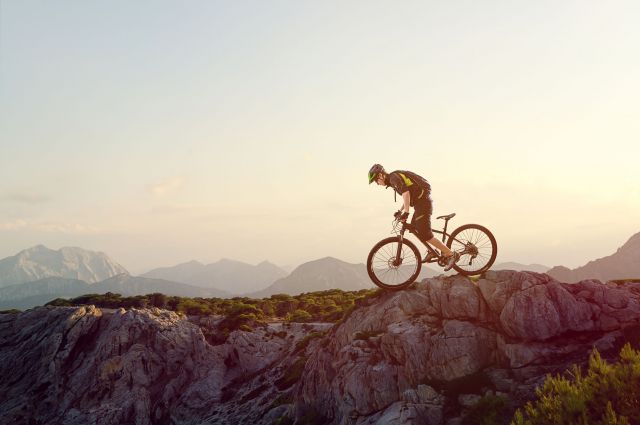 Biking in Alta Badia Image: Biking in Alta Badia