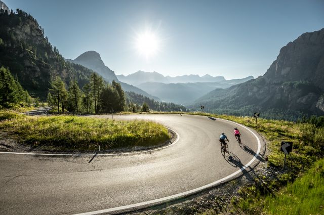 Biking in Alta Badia Image: Biking in Alta Badia